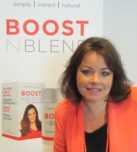 Bambi Staveley at the launch of Boost N Blend